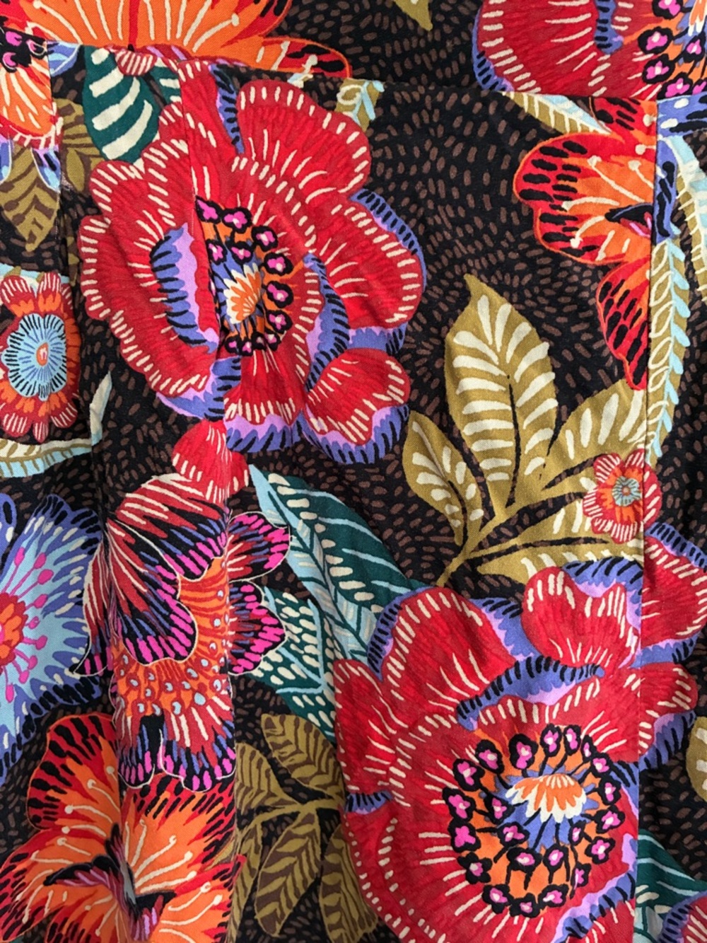 Torrid Multicolor Floral Smocked Waist Shorts Size 6 - Picture 4 of 6